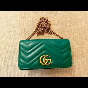 Marmont leather Gucci bag